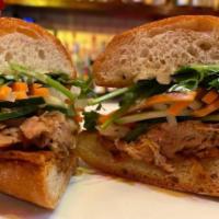 The Butcher's Bánh Mì. · Our take on a Vietnamese classic! Made with our own slow smoked pulled BBQ pork, house made ...