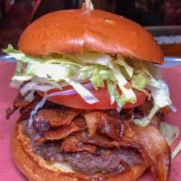 Big Bacon Burger. · Our 