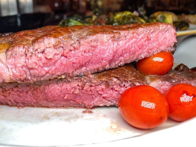 New York Strip. · 12 ounces.  Moderately marbled with a bold beef flavor.  Served with any one side.
