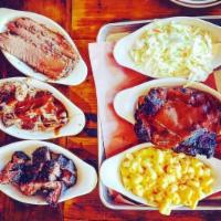 Butcher's Platter. · Quarter pound of any THREE carvery meats, (excluding Burnt Ends or RIBS) and any THREE sides...