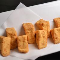 A3. FRIED TOFU (8 PIECES) · Deep fried firm tofu, served with sweet & sour sauce