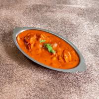 Chicken Tikka Masala · Chicken breast barbecued and cooked in creamy sauce with chopped bell pepper.