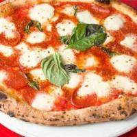 Bastardo Pizza · Fresh mozzarella, San Marzano tomatoes, pepperoni, Nduja (spicy spreadable pork sausage in r...