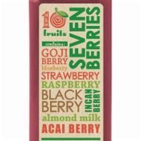 16 oz. Seven Berries Smoothie · Strawberry, blueberry, raspberry, blackberry, Incan berry, goji berry, acai berry and almond...