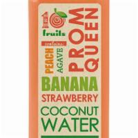 16 oz. Prom Queen Smoothie · Peach, strawberry and banana blended with coconut water and agave. 
