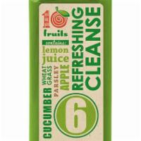 16 oz. Refreshing Cleanse Juice  · Cucumber, parsley, wheat grass, apple and lemon juice. 