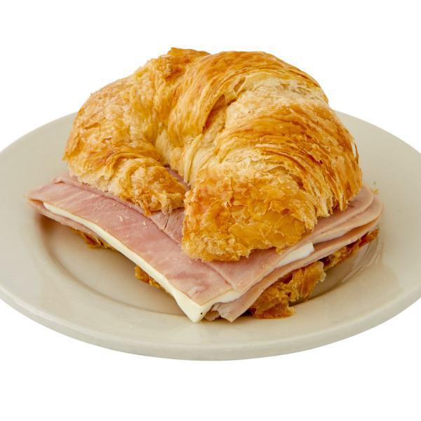 Ham and Cheese Croissant Sandwich · 