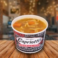 Bowl of Chicken Noodle Soup · Warm up with a bowl of our Chicken Noodle Soup.