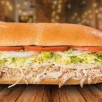 Homemade Turkey · Slow-roasted turkey, provolone cheese, lettuce, tomato, onion, and mayo. We slow roast our w...