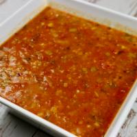 Ntomatosoúpa · Tomato Soup