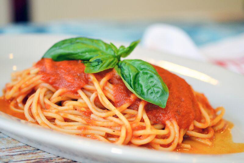 Pasta with Tomato Sauce · Choice of pasta.