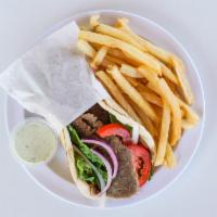 Island Value Meal Lunch  · Your choice of gyros, chicken or falafel sandwich and sauce. Include a fountain soda, yogurt...