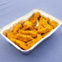 Chicken Tenders · Serves 3-4. Free-range all-natural chicken hand-trimmed, breaded, and fried.