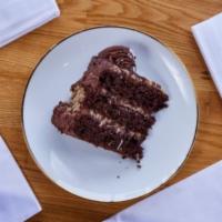German Chocolate Cake · Decadent and indulgent, made with sweet baking chocolate and paired with coconut and pecan f...