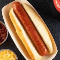 Hot Dog · Nathan’s All-Beef
Comes plain, select what you would like to add