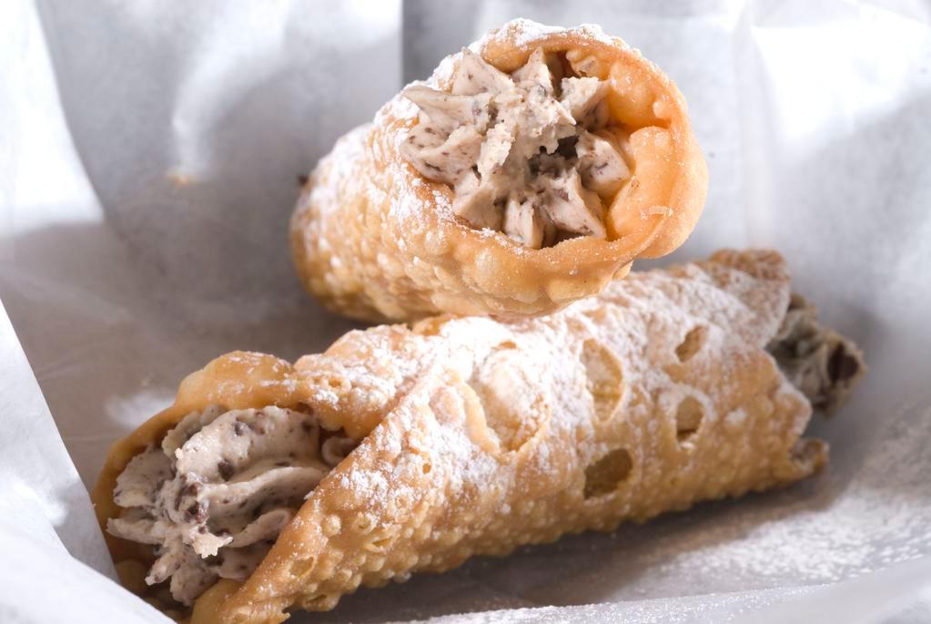 Two Cannoli · Two delectable Sicilian style pastry dessert. 