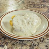 Sausage Gravy and Biscuit · 