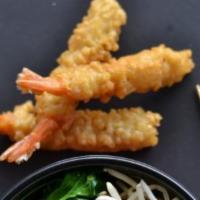 Side Shrimp Tempura · Add sauce for an additional charge.