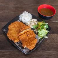 Chicken Katsu & Curry · Chicken Katsu served with Japanese style curry on the side.