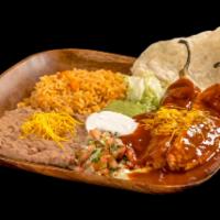 #17 Two Chile Rellenos Combo Plate · 