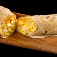 Country  Burrito · Eggs, potatoe and cheese