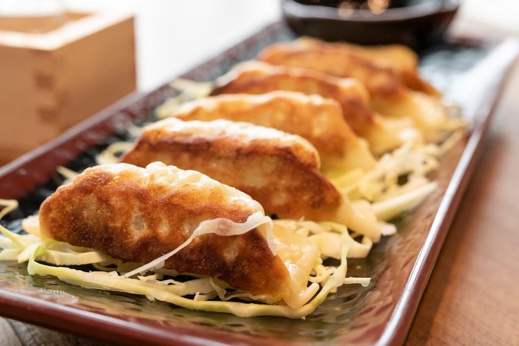 6 Piece Chicken Gyoza · Japanese authentic dumplings.