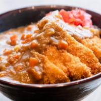 Curry Chicken Katsudon Rice Bowl · Fried chicken breast with house special curry sauce.