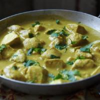 5. Chicken Shahi Korma · Seasoned cubes of chicken cooked in almonds and cashew nuts based creamy sauce with mixed fr...