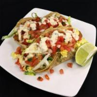 Gluten-Free Tavern Tacos Sandwich · Steak, cod, pork, or roasted vegetables, napa cabbage, pico de gallo, and corn tortillas.