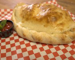BYO Calzone · Mozzarella and ricotta cheese with your choice of toppings for an additional charge.