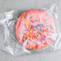 Pink Frosted Cookies · 
