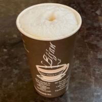 Cafe Latte · Single or double shot of espresso with steamed milk, finished with a layer of foam. Add-ons ...