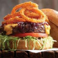 1/2 LB. All-American Burger ＆ Fries · served with fries 