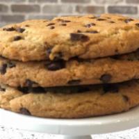 Chocolate Chip Cookies (3 pack)* · Baked in-house daily.