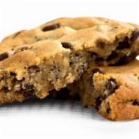 Cookies* - chocolate chip · Baked in-house daily, chocolate chip and cinnadoodle (think snickerdoodle).