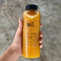 Juice 4 - Hair + Skin Health · Pineapple, coconut water, apple, mint, turmeric.