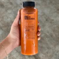 Juice 5 - Anti-Inflammatory · Carrot, orange, celery, lemon, jalapeno, cilantro.