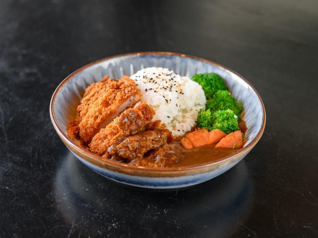 Pork Katsu Curry · Japanese Pork Cutlet (Katsu) with Curry and Rice