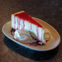 Ashling Cheesecake · Classic NY Cheesecake | Strawberry Sauce | Whipped Cream | Fresh Mint