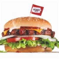 Beyond Famous Star® Burger with Cheese · Charbroiled 100% plant-based Beyond Burger® patty on our iconic Famous Star®, featuring melt...