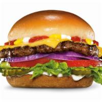 Original Angus Burger · Charbroiled Third Pound 100% Angus Beef, melted American 
cheese, lettuce, tomato, red onion...