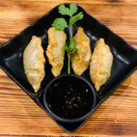 A3. Mandu (4) · Deep fried Korean Dumpling with beef bulgogi flavor