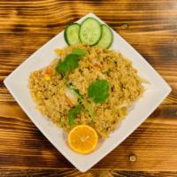 C10. Crab Fried Rice Plate · Thai style crab fried rice.
