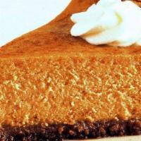 Pumpkin Cheesecake · Creamy vanilla cheesecake with pumpkin pie. It’s baked in a cinnamon graham cracker crust an...