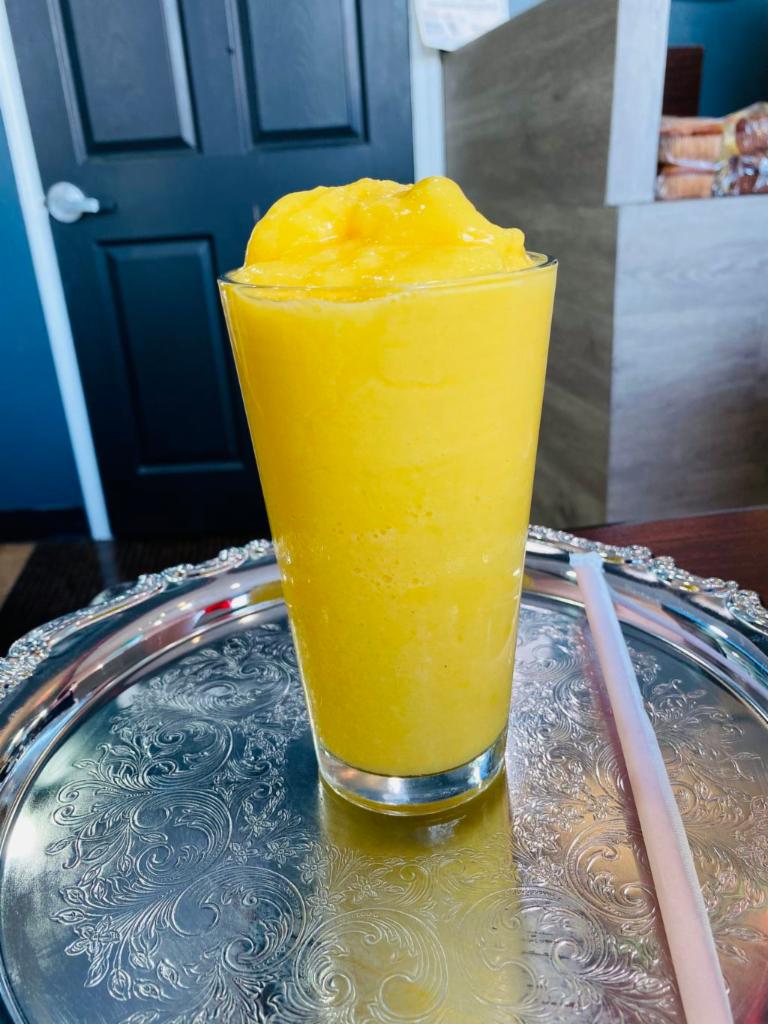 Mango & Pineapple Smoothie · 20 Oz. Mango, Pineapple and Ice