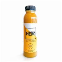 I Need A Hero · Apple, Ginger, Turmeric, Zinc, Lemon, and Black Pepper. Designed to promote a healthy immune...