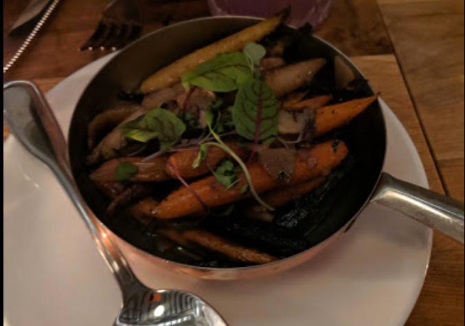 Roasted Baby Carrots · Baked in a butter sauce and herbs.