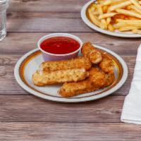 Mozzarella Cheese Sticks · 6 pieces. Served with marinara sauce.