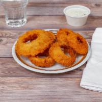9 oz. Onion Rings · Lightly battered and fried to perfection.