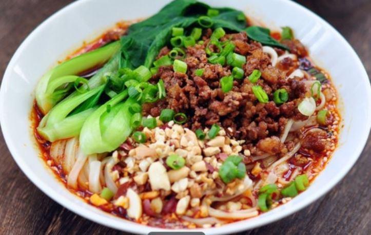 113. Dan Dan Noodles 担担面 · Sichuan noodle dish with spicy sauce. 